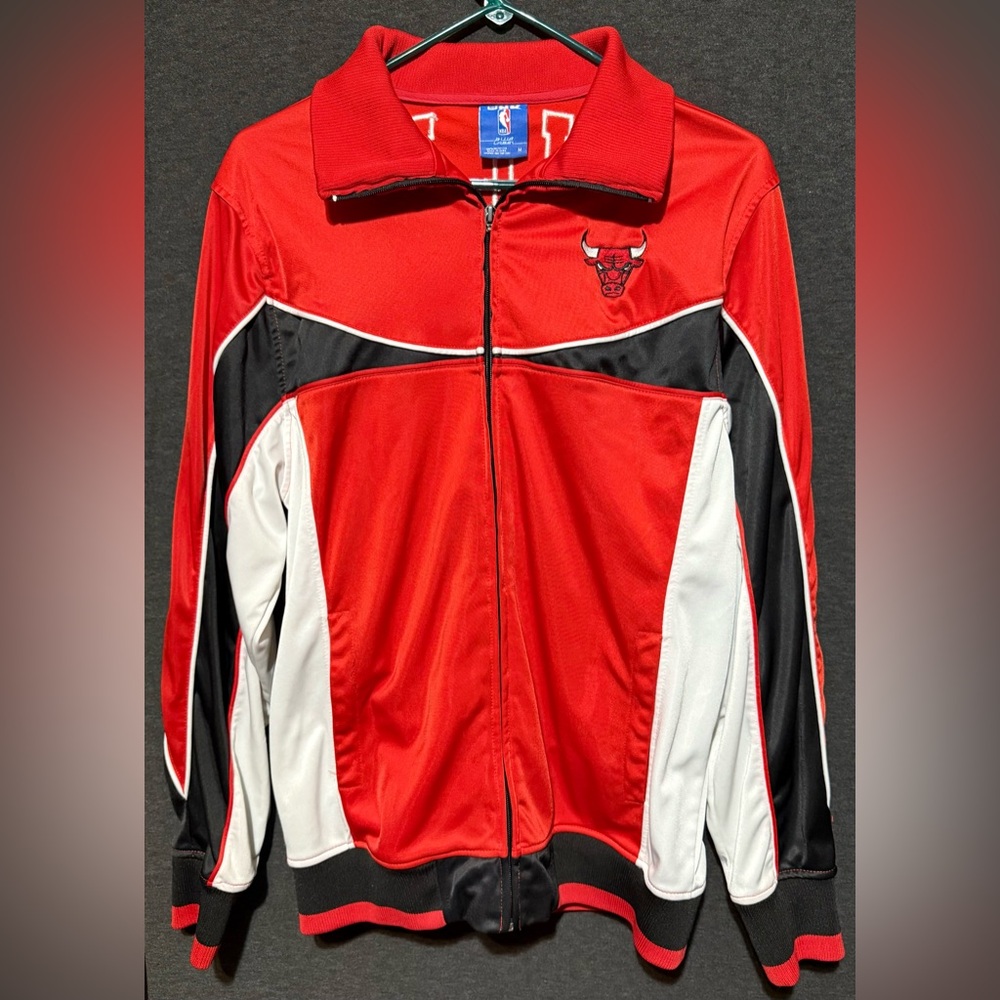 UNK NBA Chicago Bulls Red Track Jacket